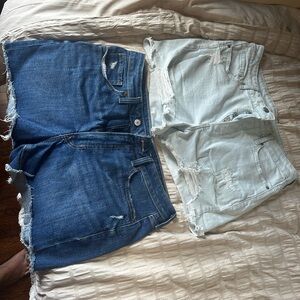 Old Navy Blue and Light Blue Jean Shorts